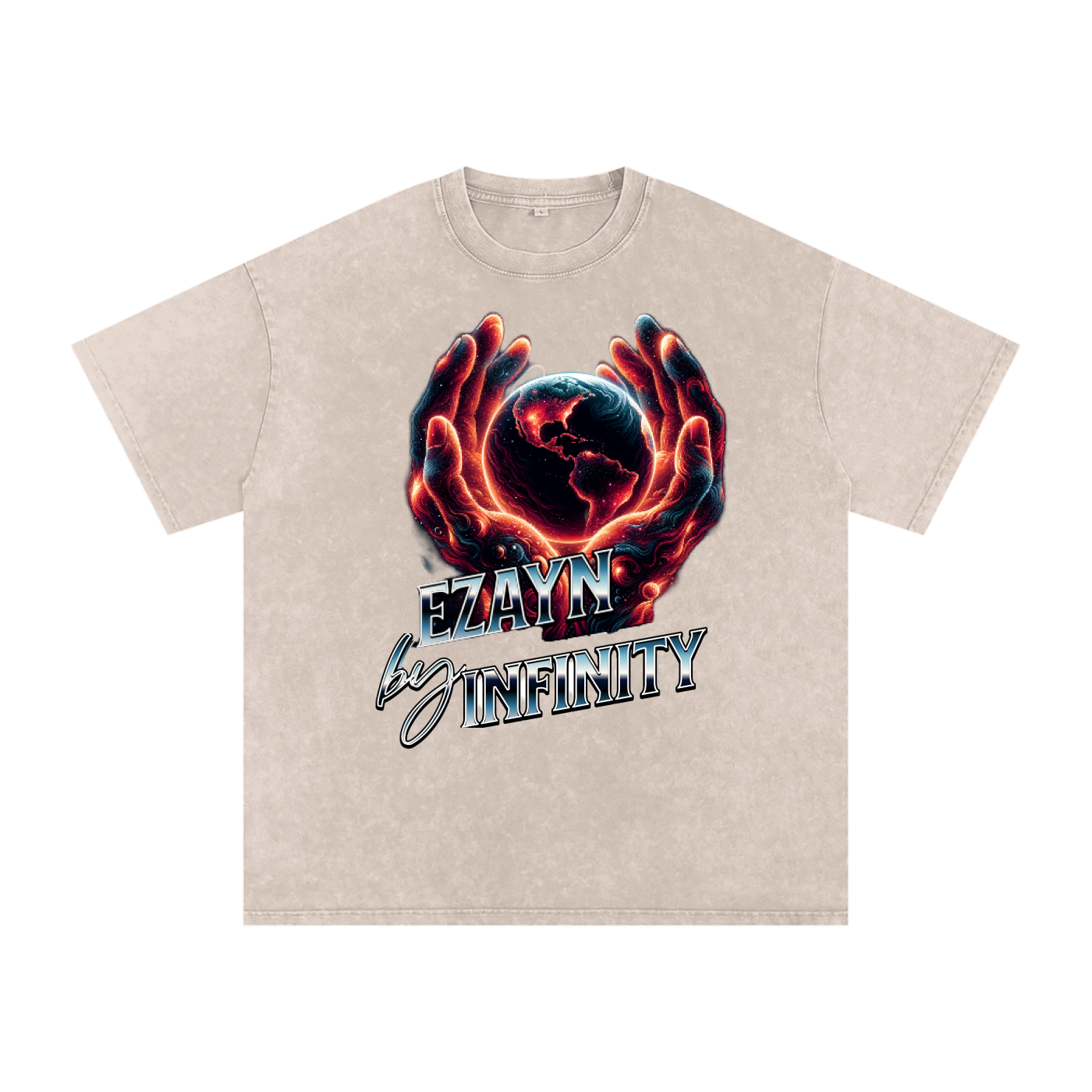 Acid Wash Oversize T-Shirt - 250 GSM