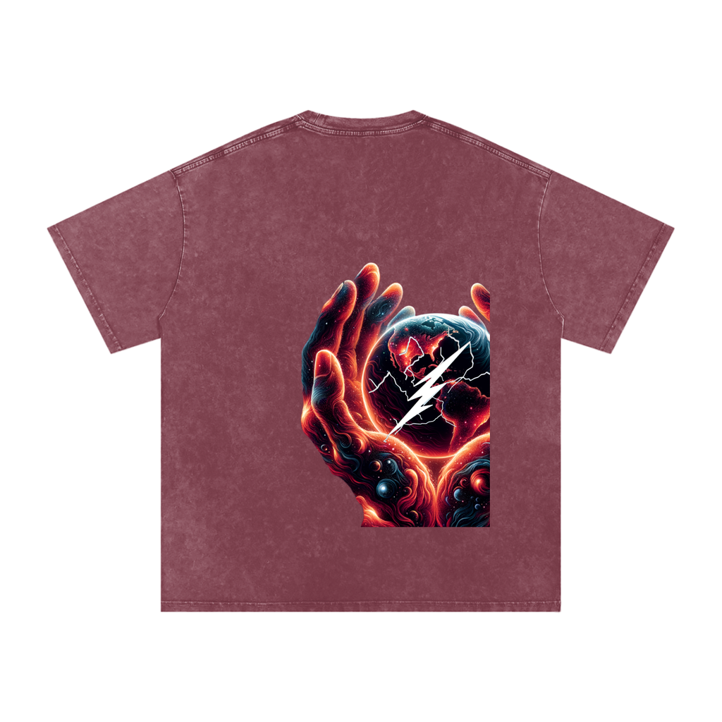 Acid Wash Oversize T-Shirt - 250 GSM