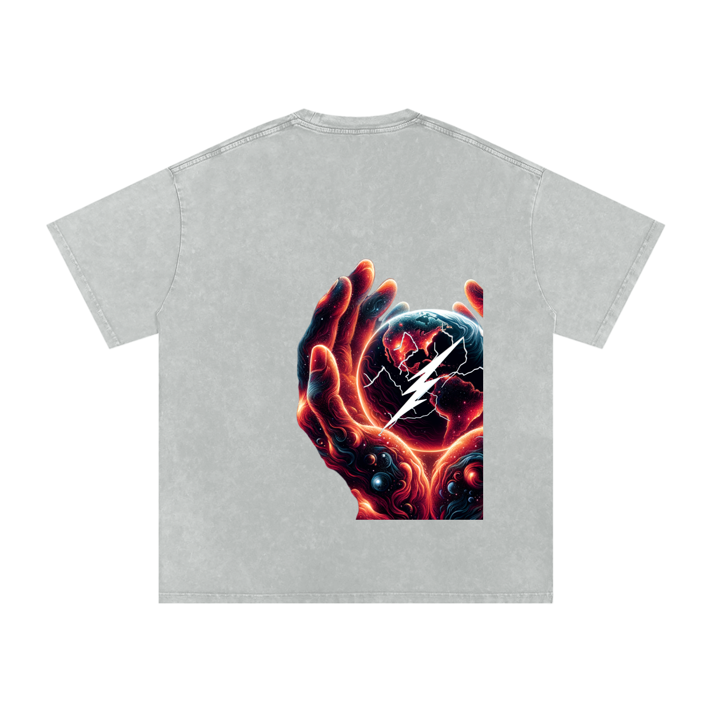 Acid Wash Oversize T-Shirt - 250 GSM