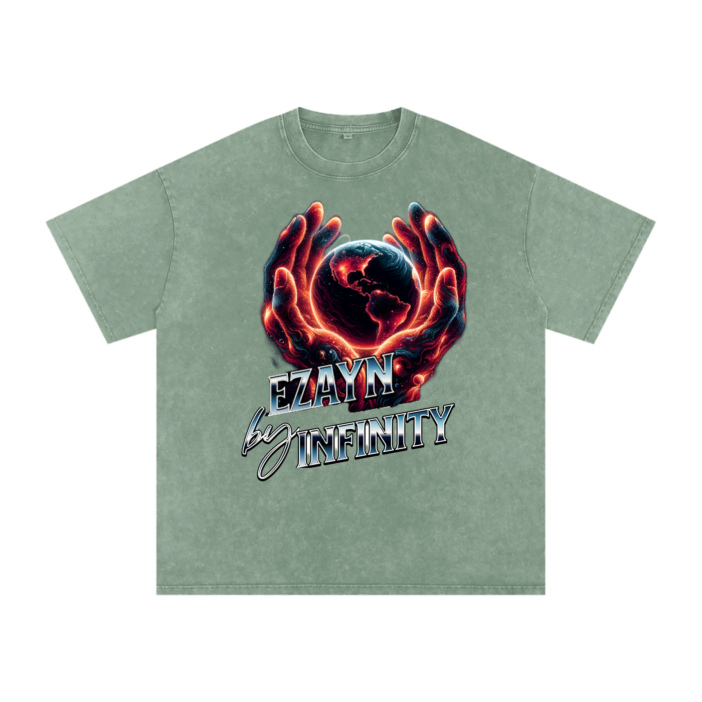 Acid Wash Oversize T-Shirt - 250 GSM