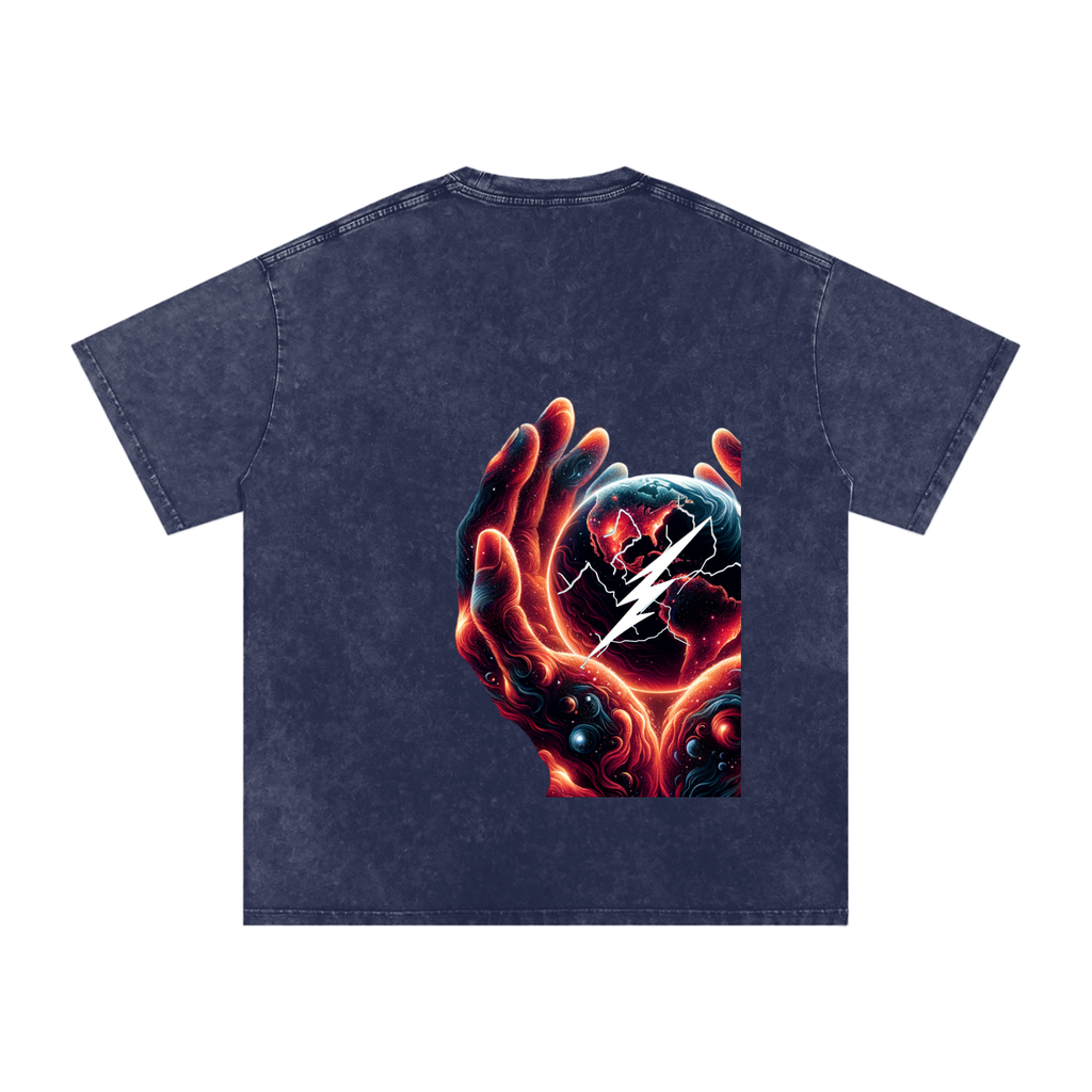 Acid Wash Oversize T-Shirt - 250 GSM