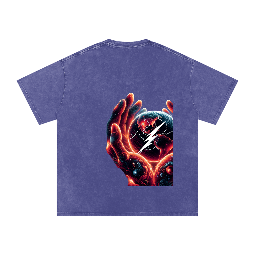 Acid Wash Oversize T-Shirt - 250 GSM