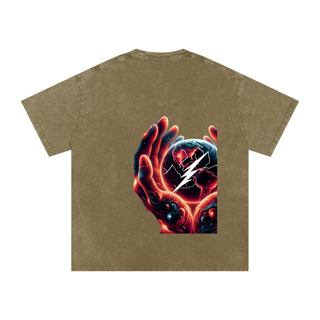 Acid Wash Oversize T-Shirt - 250 GSM