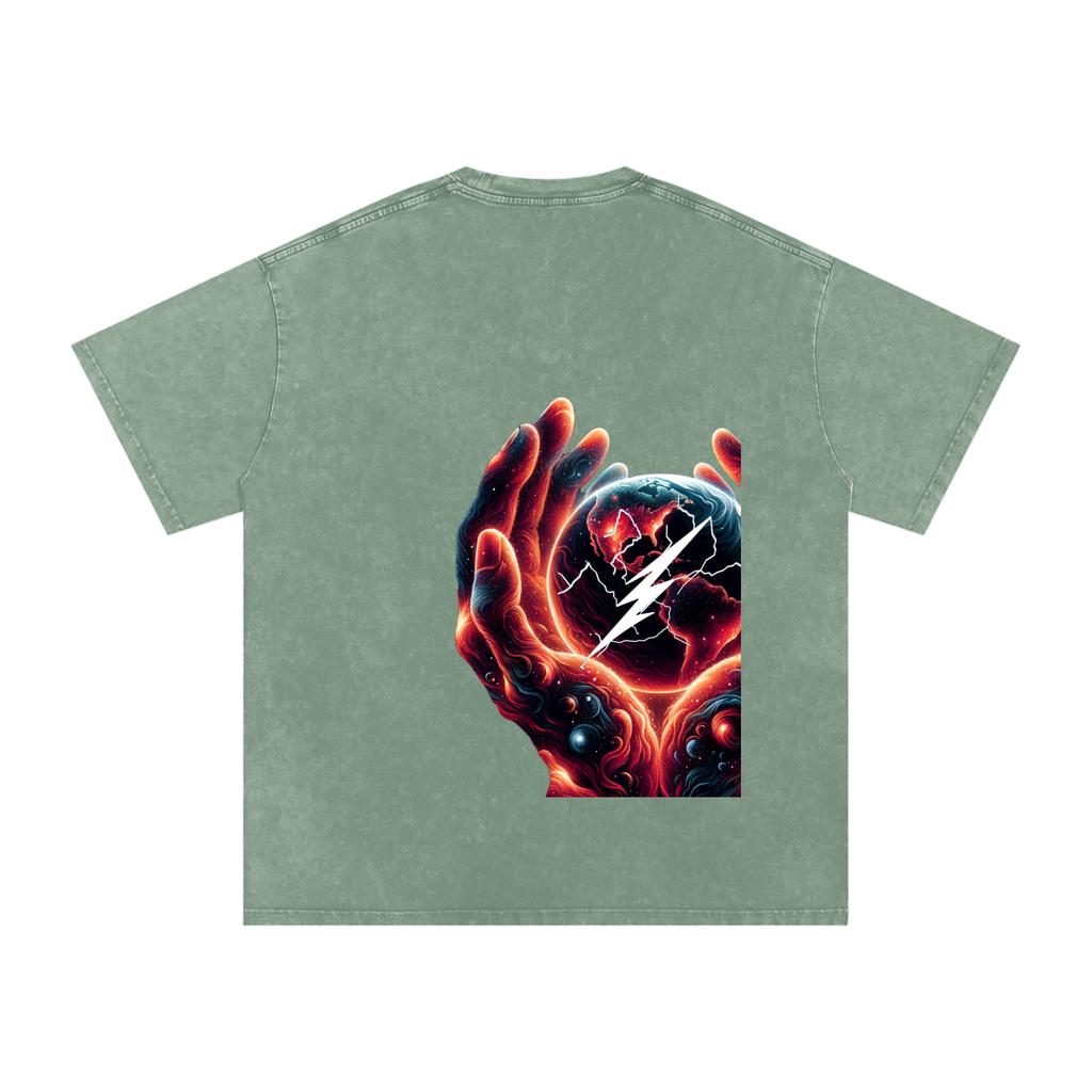 Acid Wash Oversize T-Shirt - 250 GSM