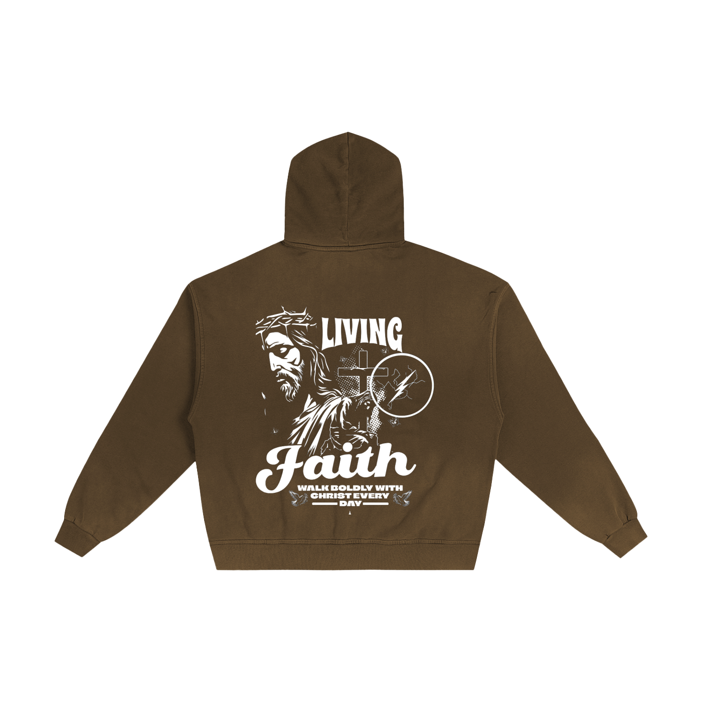 Hand-Frayed Sunfade Zip Hoodie