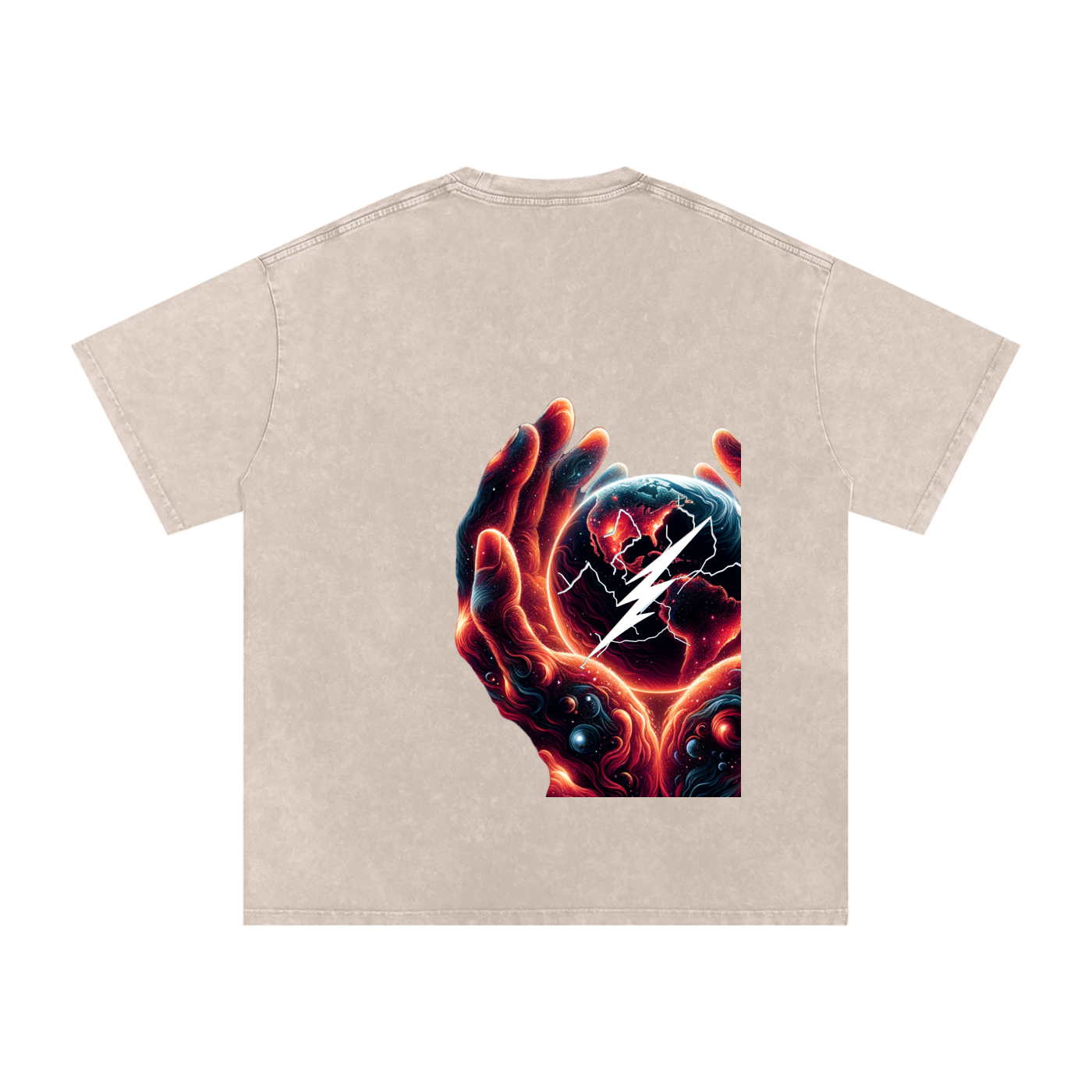 Acid Wash Oversize T-Shirt - 250 GSM