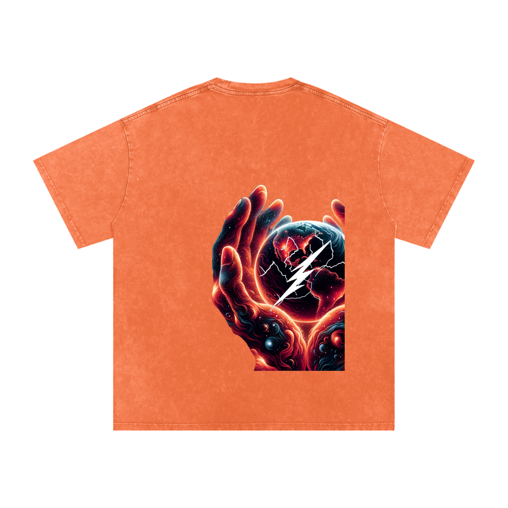 Acid Wash Oversize T-Shirt - 250 GSM